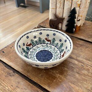 Polish Pottery Boleslawiec Bowl Pristine Condition